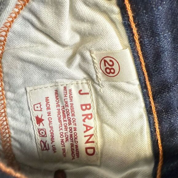 J Brand Women's Size 12 Blue Straight Leg Jeans Stretch Casual - Picture 3 of 10